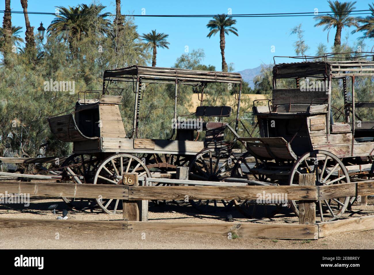 The Borax Mining Museum at the Ranch at Death Valley, the National Park