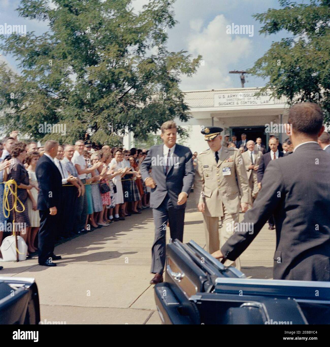 Inspection tour of NASA installations Huntsville Alabama, Redstone