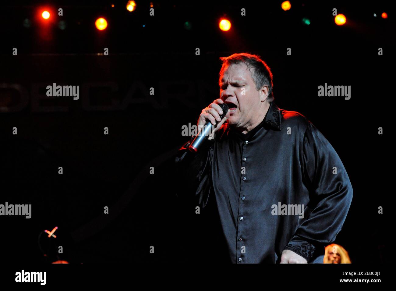 Meat Loaf Performing The Casa de Carne Tour in Liverpool Summer Pops 2008 Stock Photo