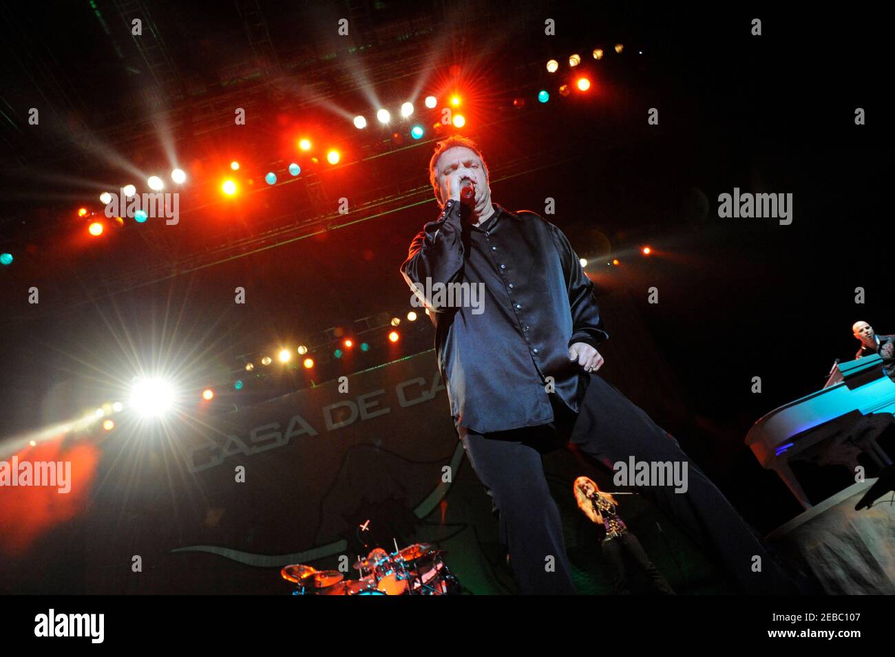 Meat Loaf Performing The Casa de Carne Tour in Liverpool Summer Pops 2008 Stock Photo