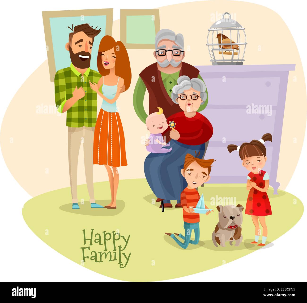 Dog and child parent Cut Out Stock Images & Pictures - Alamy