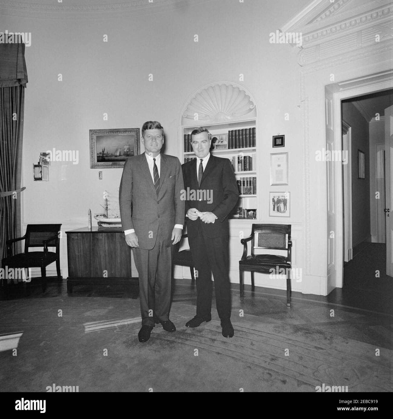 President Kennedy with Representative Cornelius E. Gallagher (New