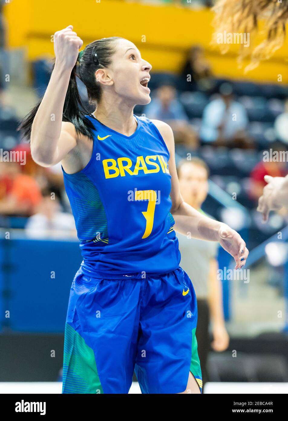 Toronto 2015 Pan Am or Pan American games, women basketball: Brazil vs the  USA: Patricia Patty Teixeira plays regular most of the time for Brazil  Stock Photo - Alamy