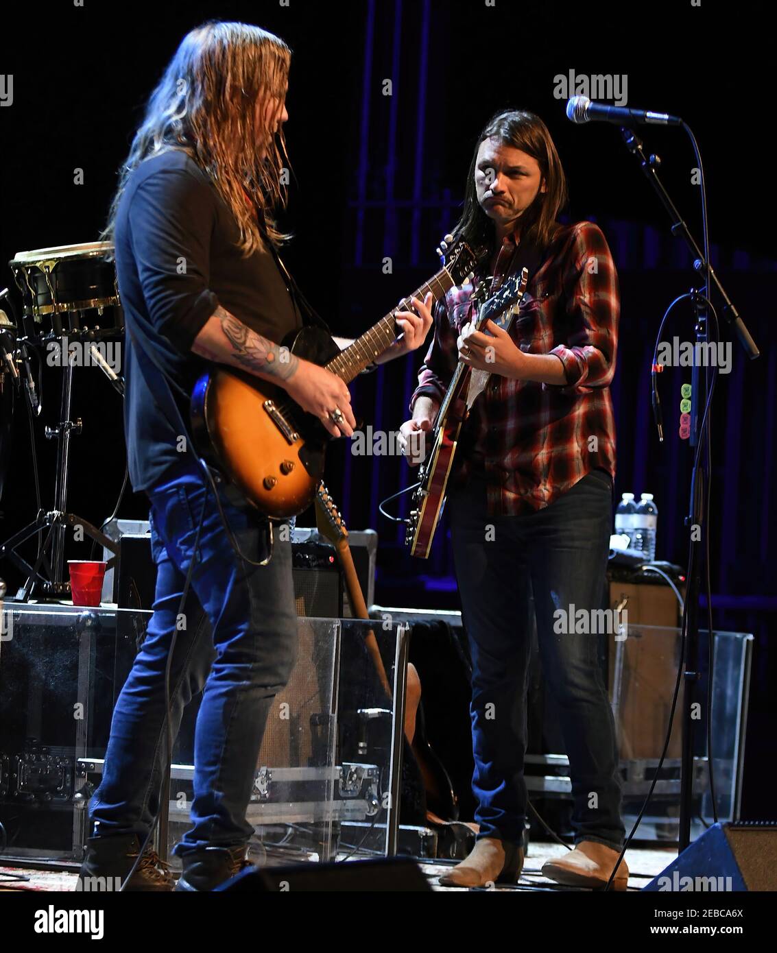 Devon Allman (left) and Duane Betts of the Allman Betts Band perform in
