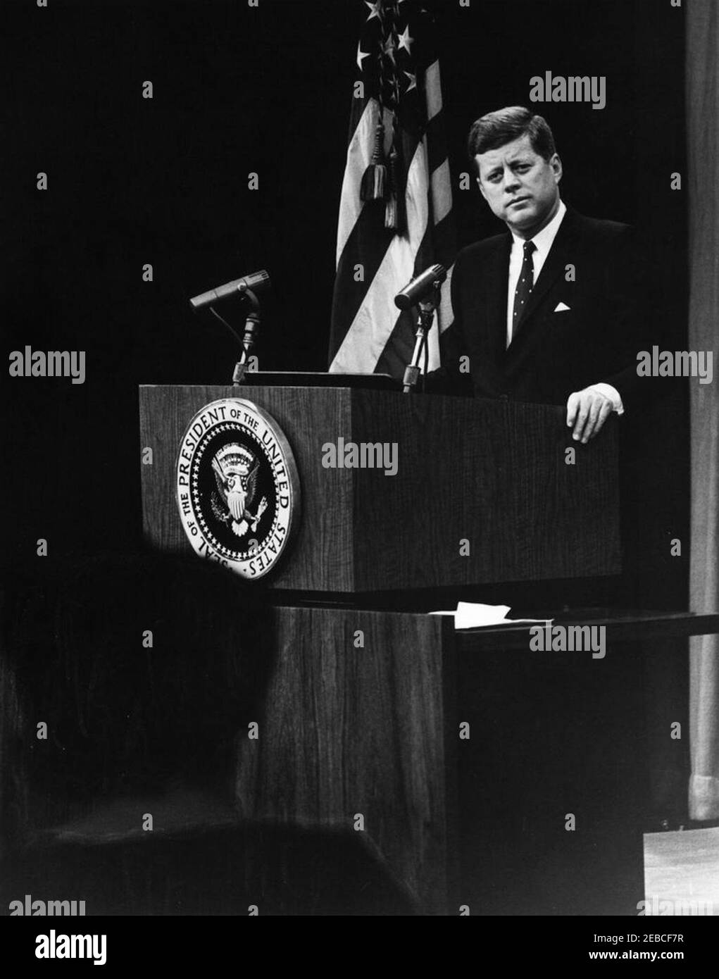 Press Conference, State Department Auditorium, 4:00PM. President John F ...
