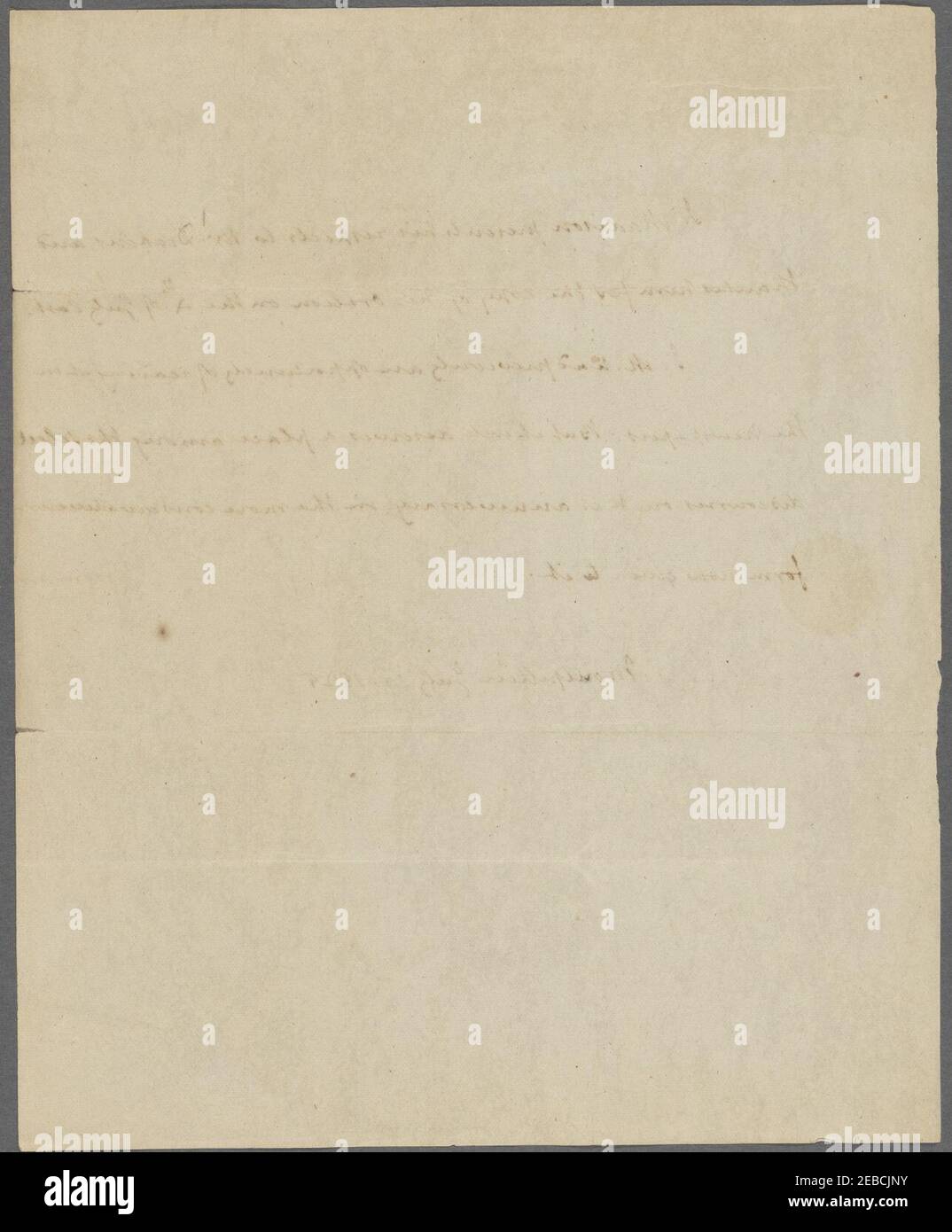 Letter to Asbury Dickins Stock Photo Alamy