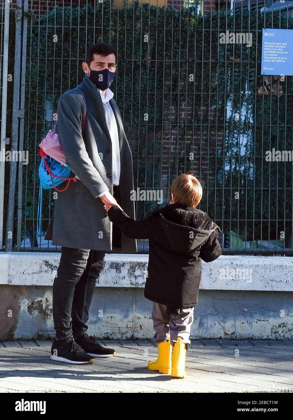 Madrid Spain 12th Feb 21 February 12 21 Madrid Madrid Spain Iker Casillas Takes His Sons Lucas And Martin To School In Costume For The Carnival Party In Madrid Spain On February Madrid Spain 12th Feb 21 February 12 21 Madrid Madrid Spain Iker Casillas Takes His Sons Lucas And Martin To School In Costume For The Carnival Party In Madrid Spain On February