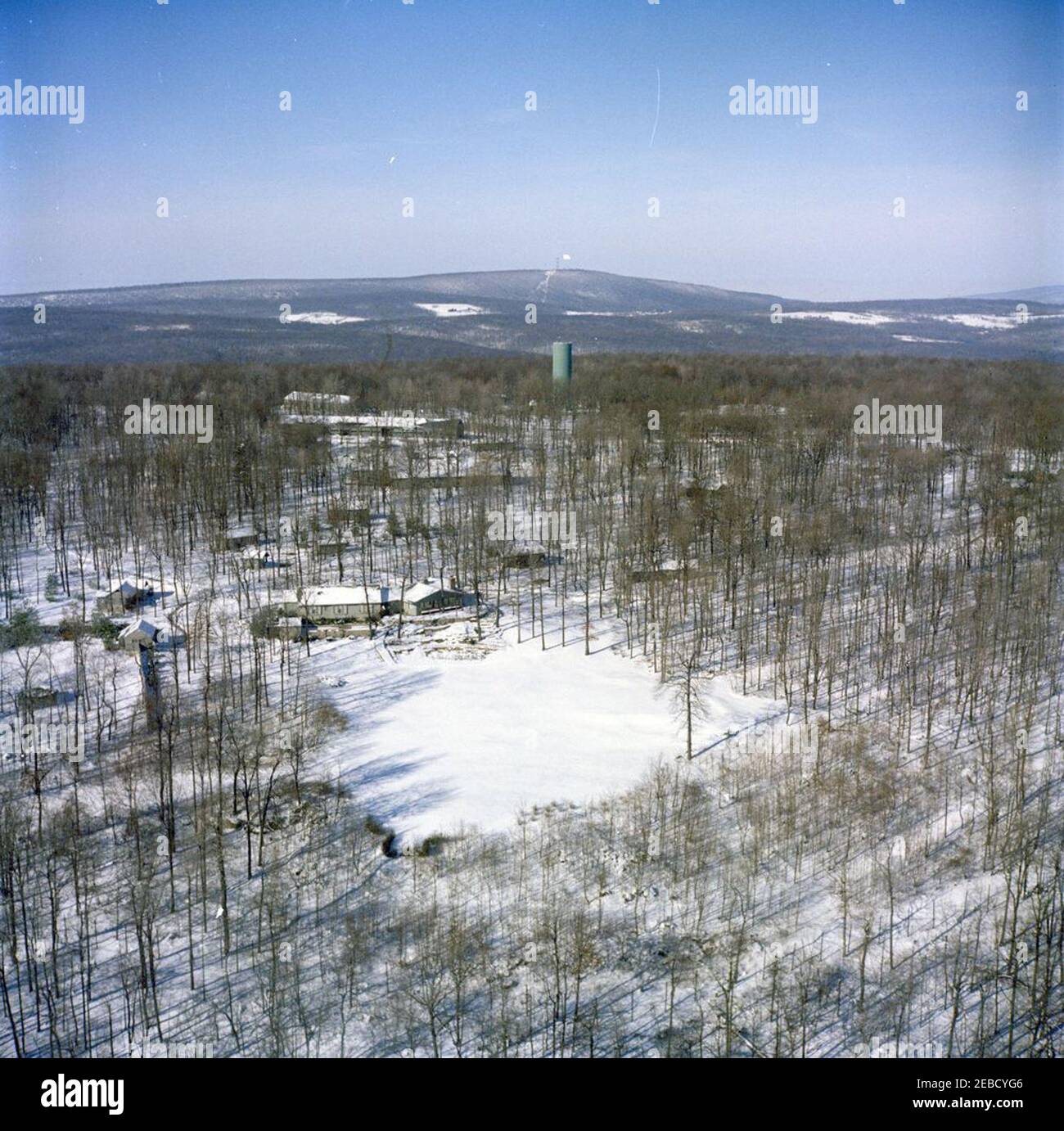 Camp David, views. Aerial view of Camp David, Frederick County, Maryland  Stock Photo - Alamy