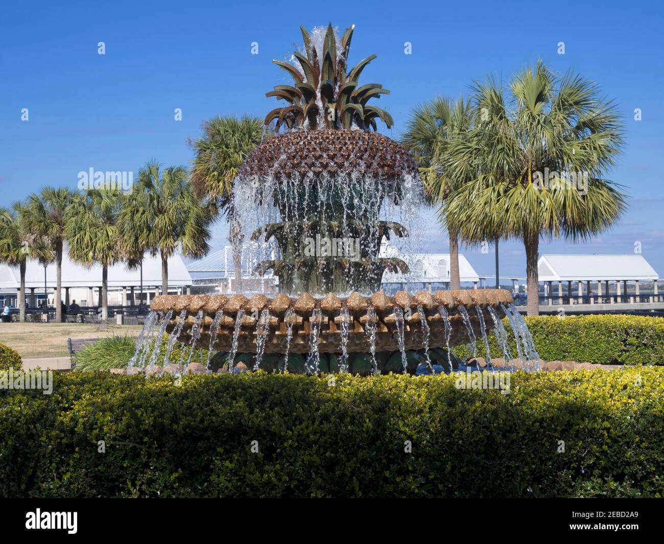 Pineapple fountain, Charleston, South Carolina Stock Photo Alamy