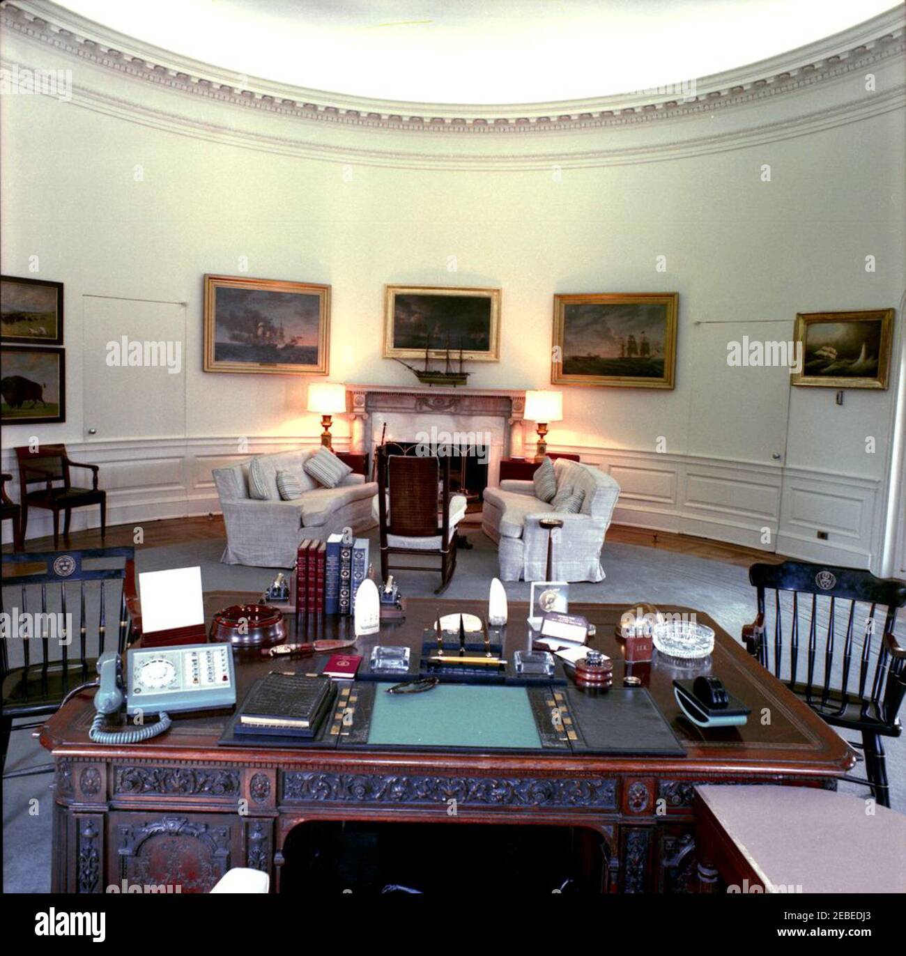 White House Rooms: Oval Office, Cross Hall, East Room, China Room