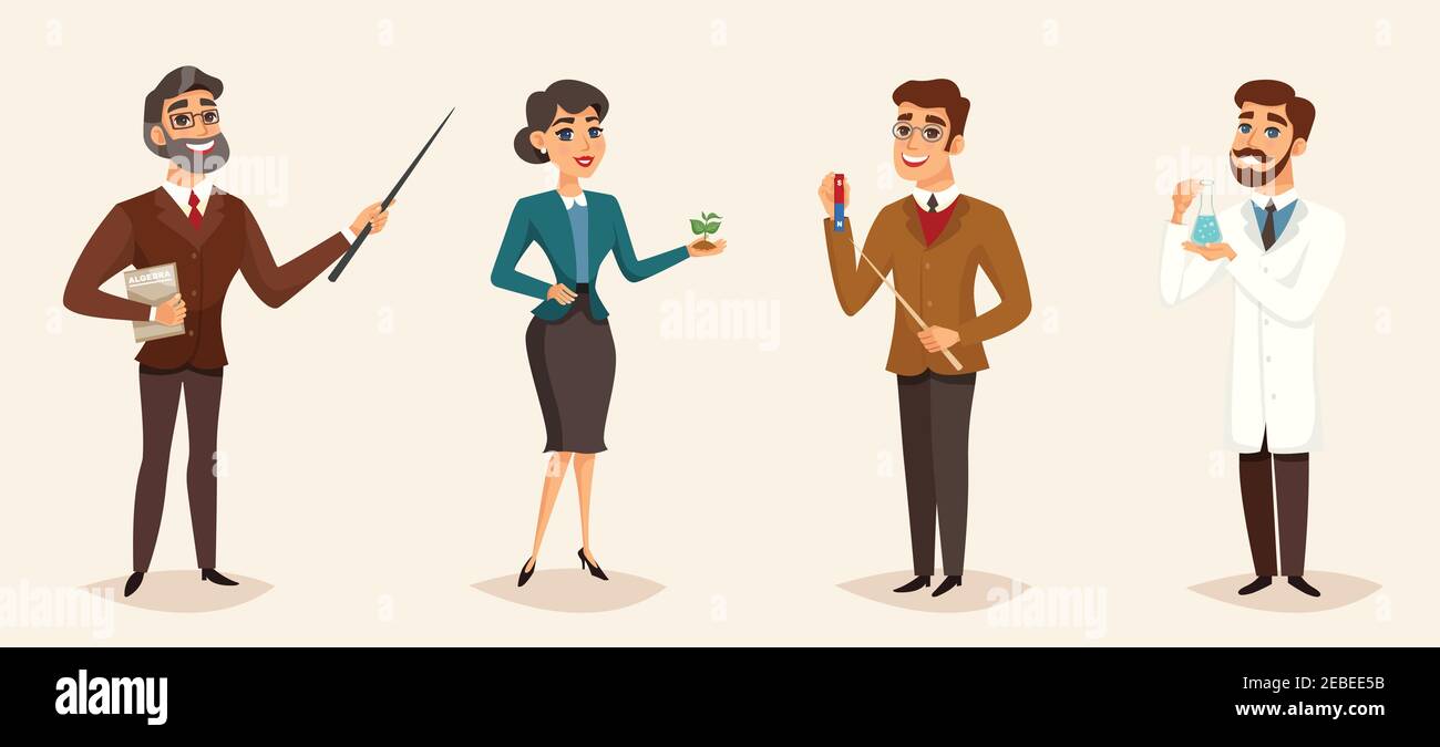 Education cartoon template with different characters of male and female teachers isolated vector illustration Stock Vector Image & Art - Alamy Education cartoon template with different characters of male and female teachers isolated vector illustration Stock Vector Image & Art - Alamy