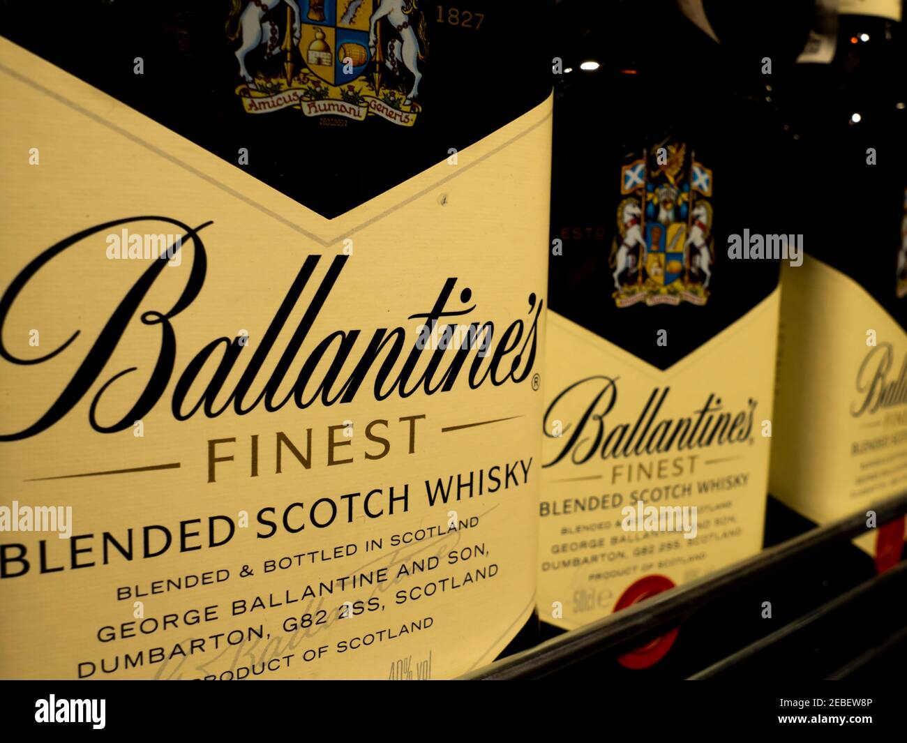 Ballantine's is a range of Blended Scotch whiskies produced by Pernod ...