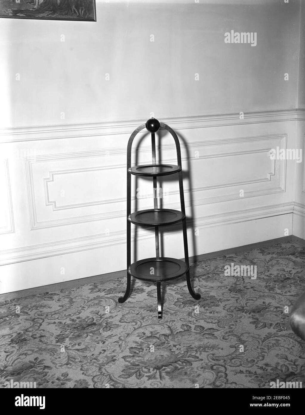 White House rooms Lincoln Bedroom furniture and furnishings. Three