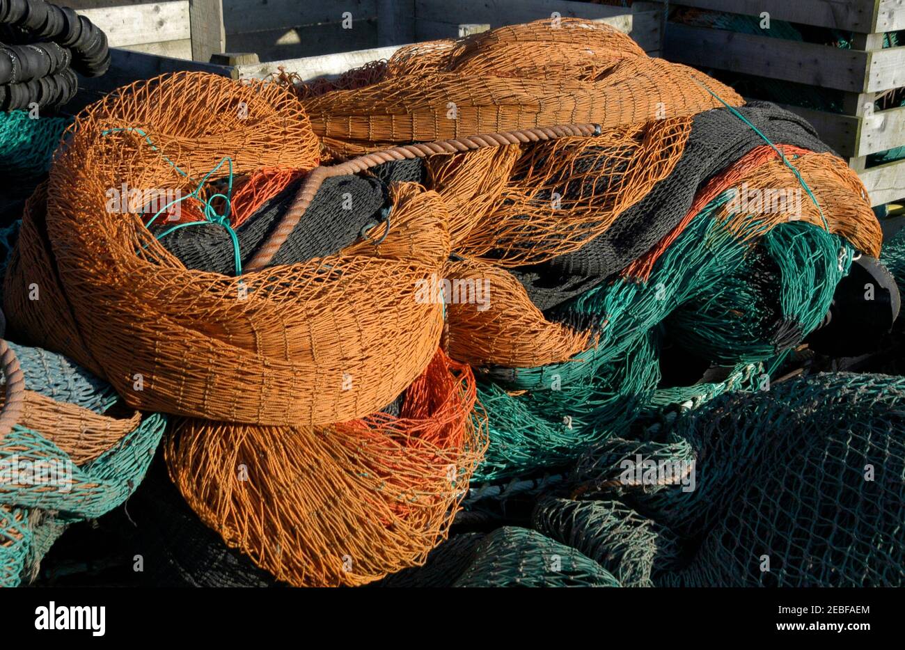 fishing nets Stock Photo
