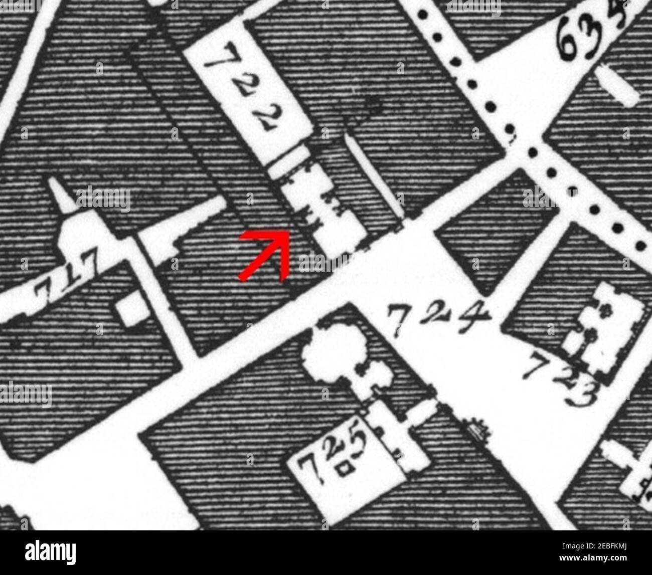 Nolli 1748 Santa Teresa e San Giovanni della Croce dei Carmelitani