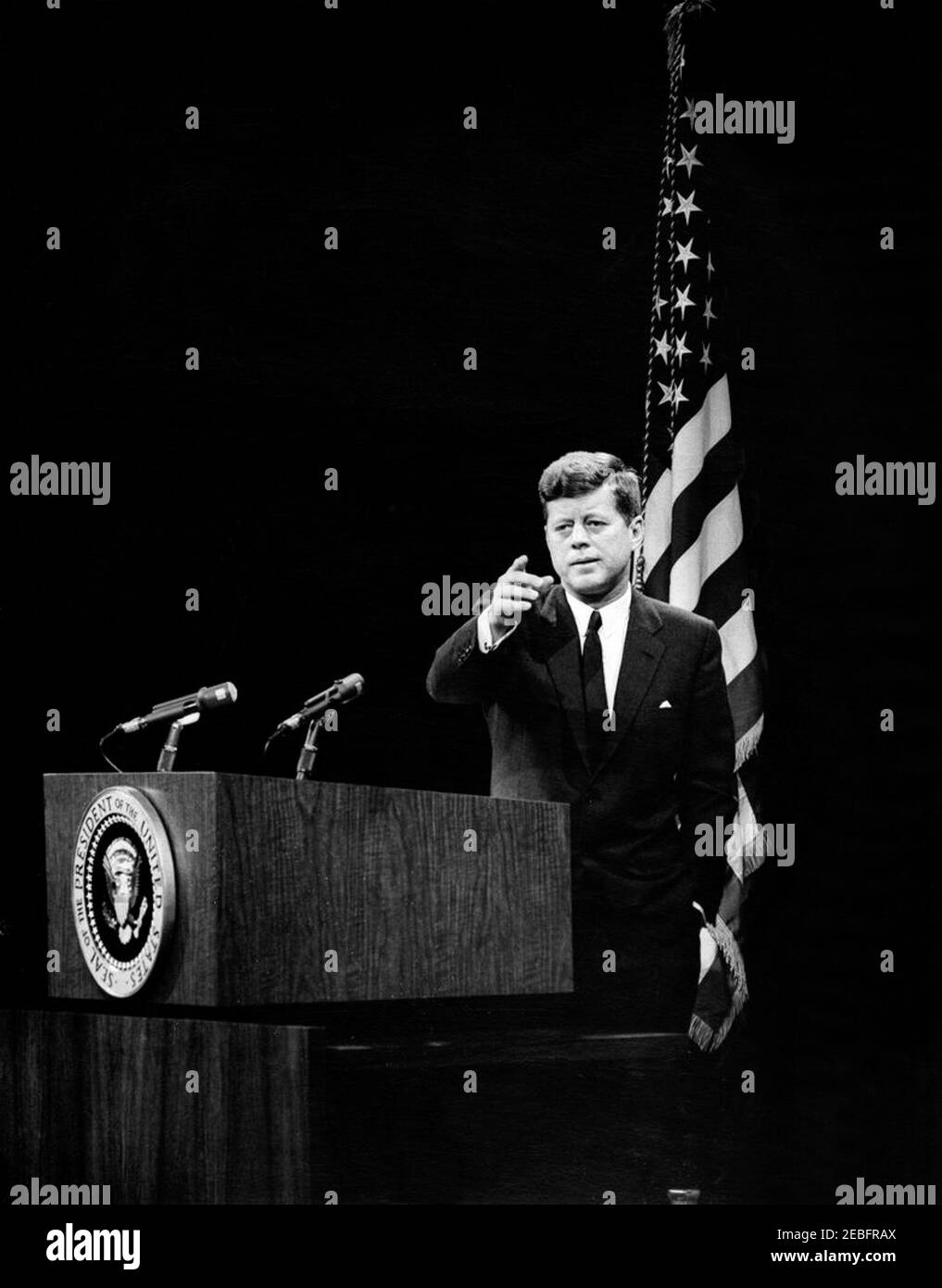 Press Conference, State Department Auditorium, 10:00AM. President John ...