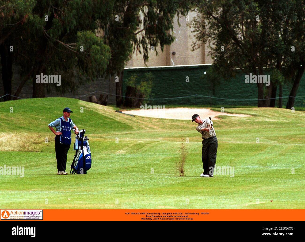 Golf - Alfred Dunhill Championship - Houghton Golf Club - Johannesburg -  19/01/01 Dean Robertson during the second round Mandatory Credit: Action  Images / Brandon Malone Stock Photo - Alamy