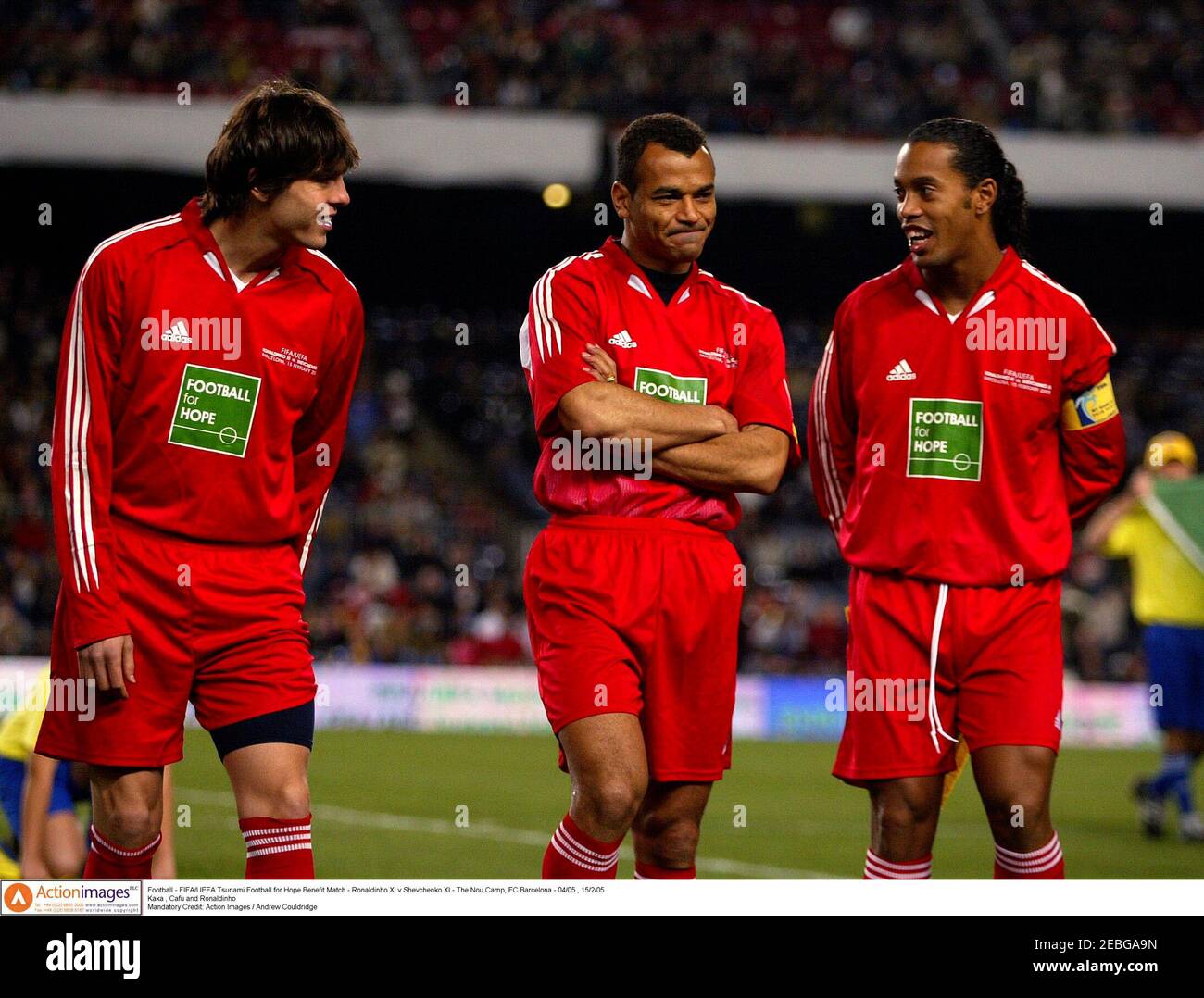 Football Fifa Uefa Tsunami Football For Hope Benefit Match Ronaldinho Xi V Shevchenko Xi The Nou