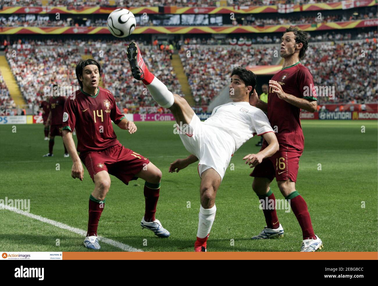 Football Portugal V Iran 2006 Fifa World Cup Germany Group D Waldstadion Frankfurt 17 6 06