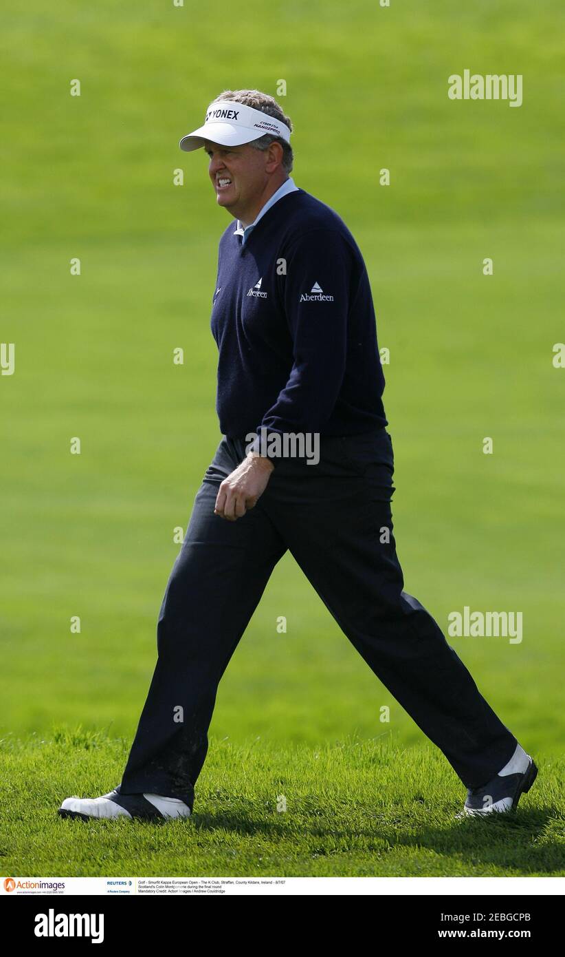 Golf - Smurfit Kappa European Open - The K Club, Straffan, County Kildare,  Ireland - 8/7/07 Scotland's Colin Montgomerie during the final round  Mandatory Credit: Action Images / Andrew Couldridge Stock Photo - Alamy