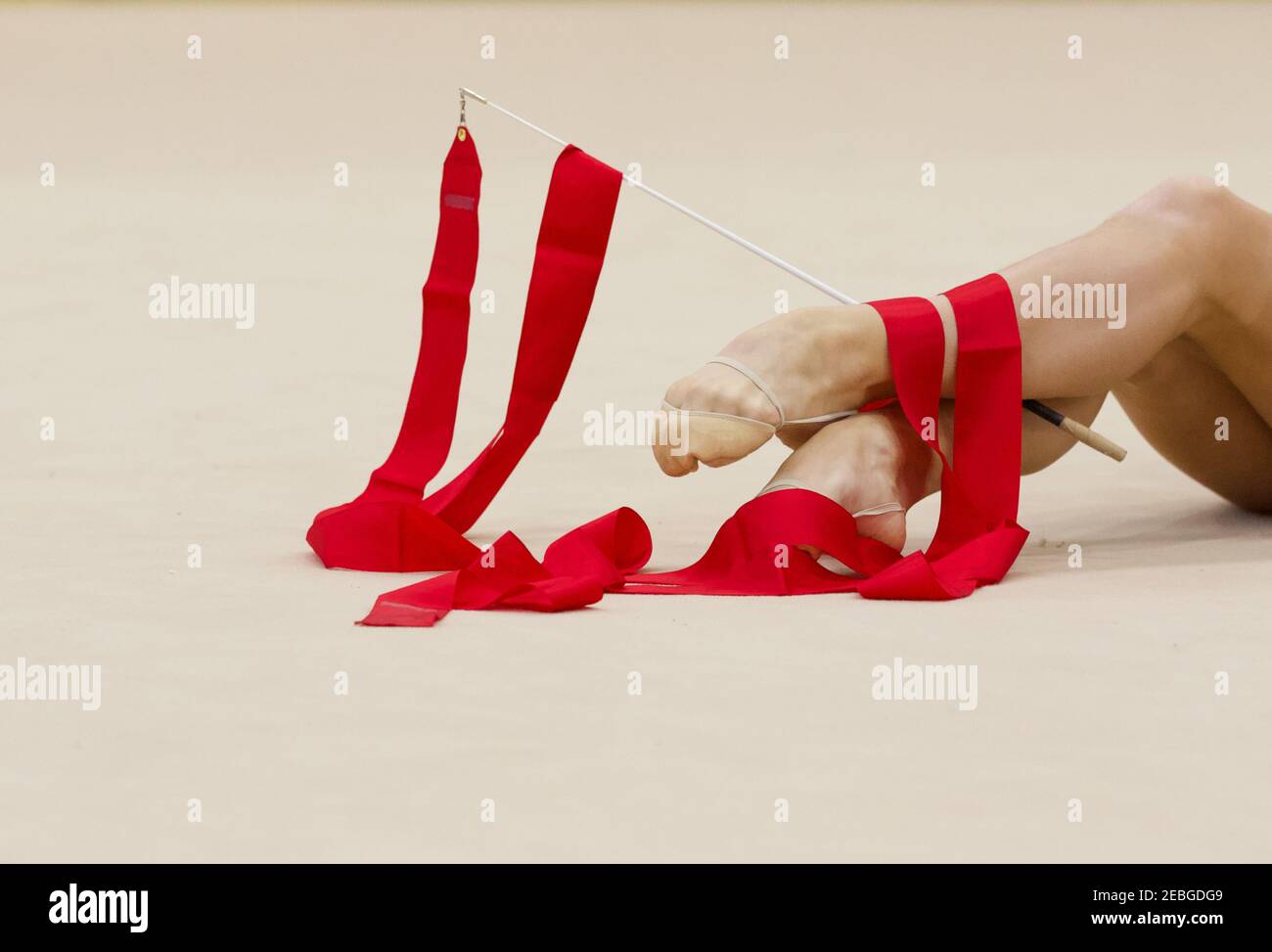 Rhythmic gymnastics ribbon hires stock photography and images Alamy