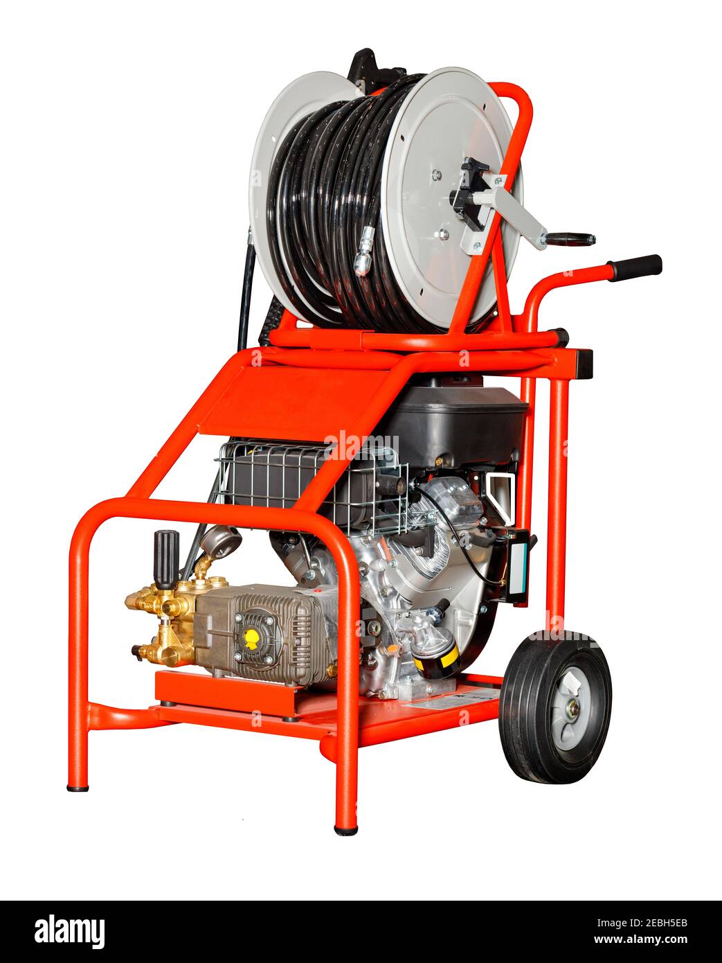 Portable water jet system for cleaning debris from the pipeline and