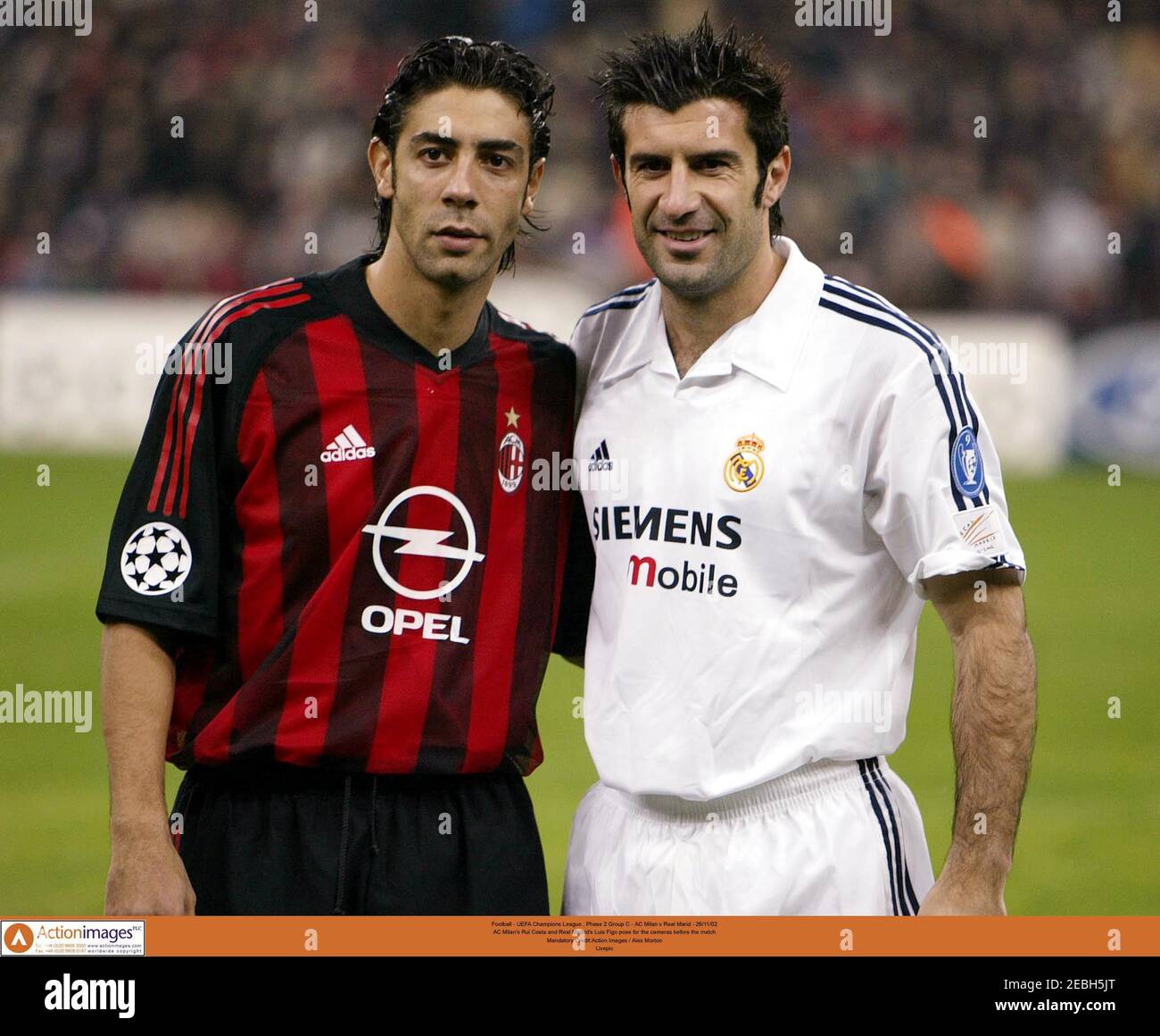 Pose with luis figo hi-res stock photography and images - Alamy