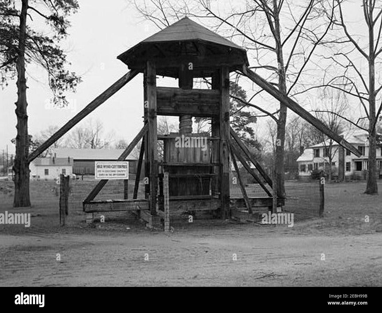 Norfleet Plantation, Cotton Press, Albermarle Street (moved from