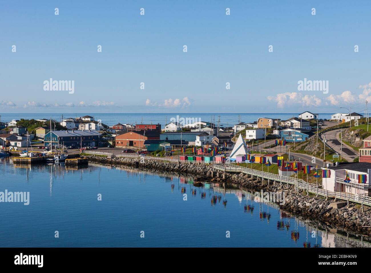 town of Port aux basques, Newfoundland, west coast of Newfoundland