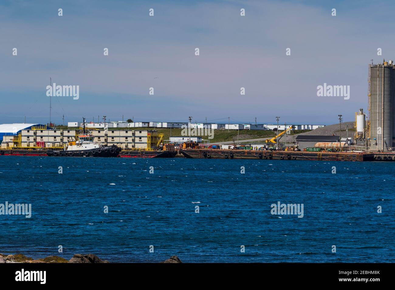 buildings, Argentia, Newfoundland, Canada Stock Photo