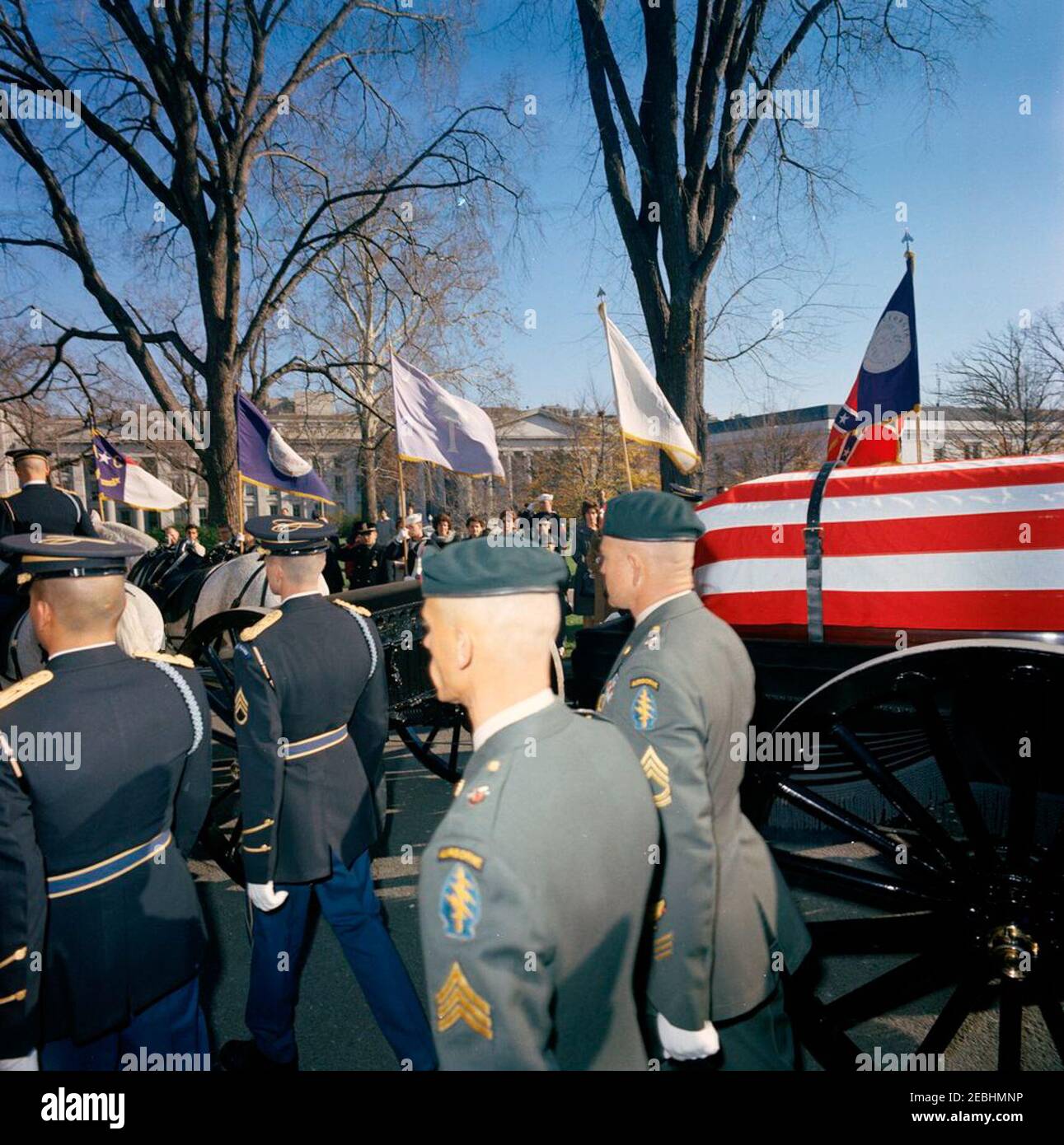 State Funeral of President Kennedy: Departure from the White House and ...