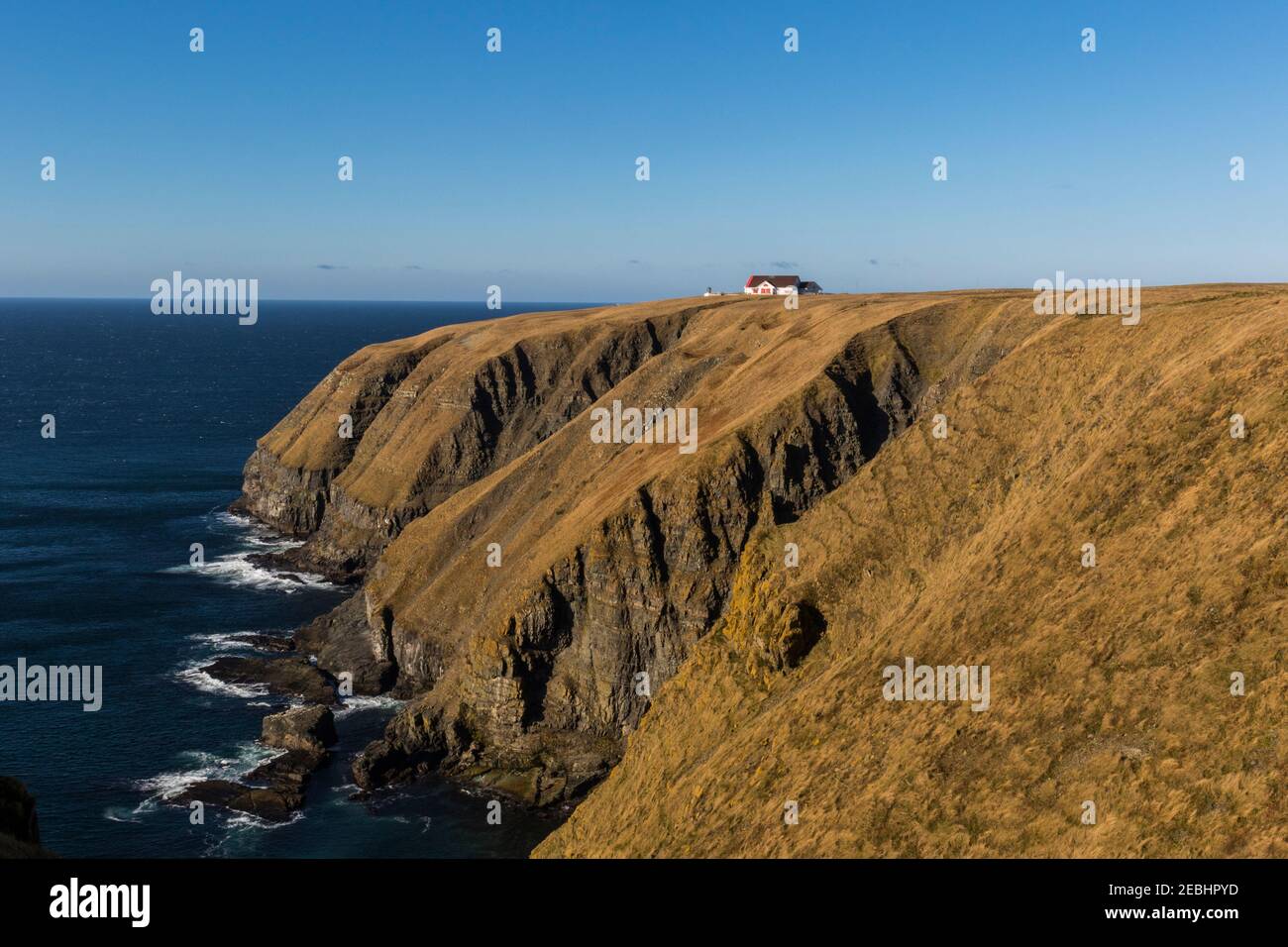 Cape St.  Mary's Ecological reserve in the Autumn, after the birds have left for the season, Newfoundland, Canada Stock Photo