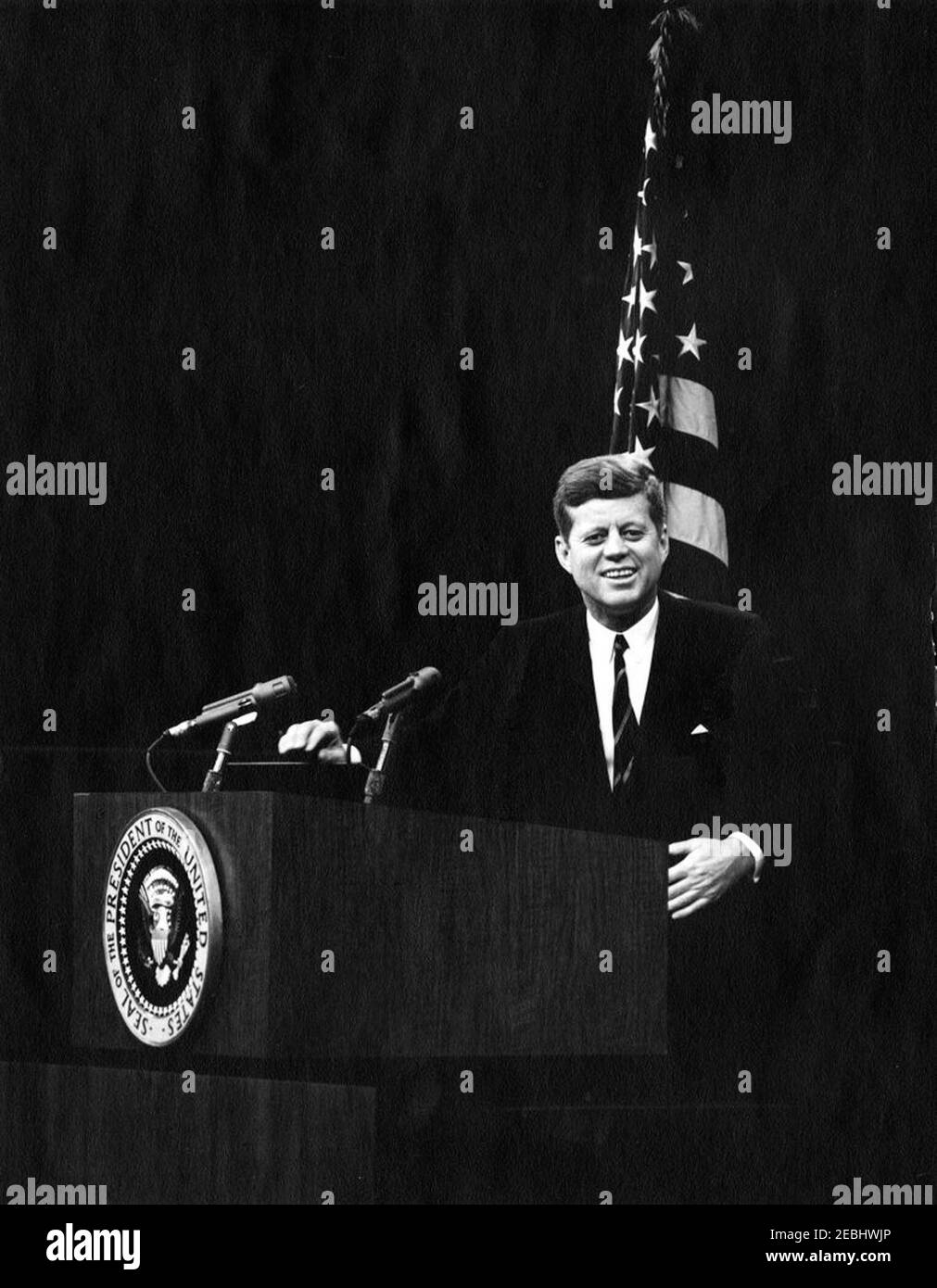 Press Conference, State Department Auditorium, 6:00PM. President John F ...
