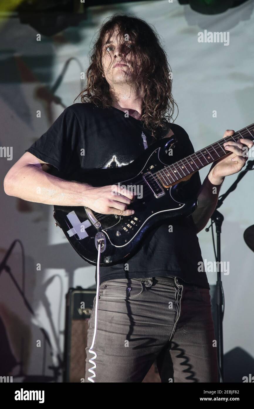 Ambrose Kenny Smith of King Gizzard and The Lizard Wizard live on stage ...