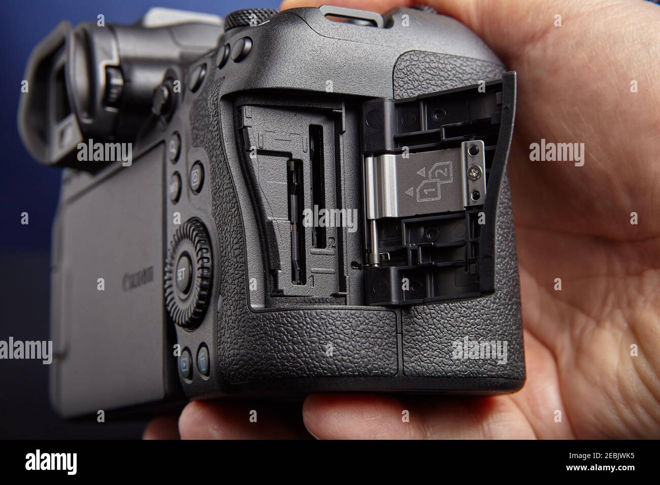 St. Petersburg, Russia January 9, 2021 Camera Canon EOS R6 features