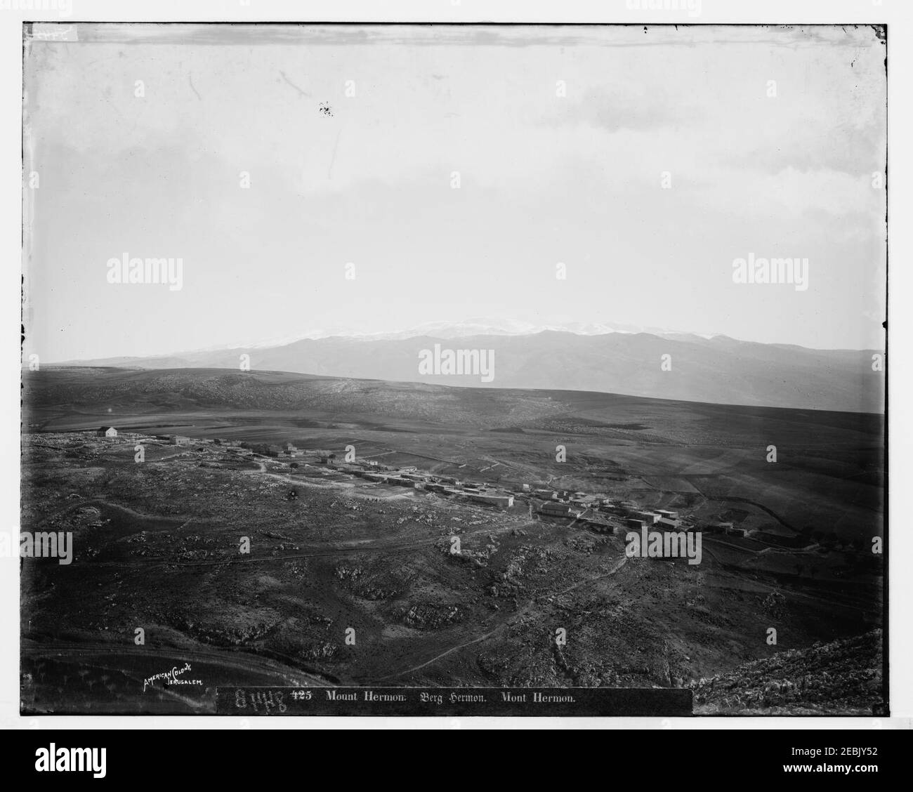 Northern views. Mount Hermon Stock Photo Alamy