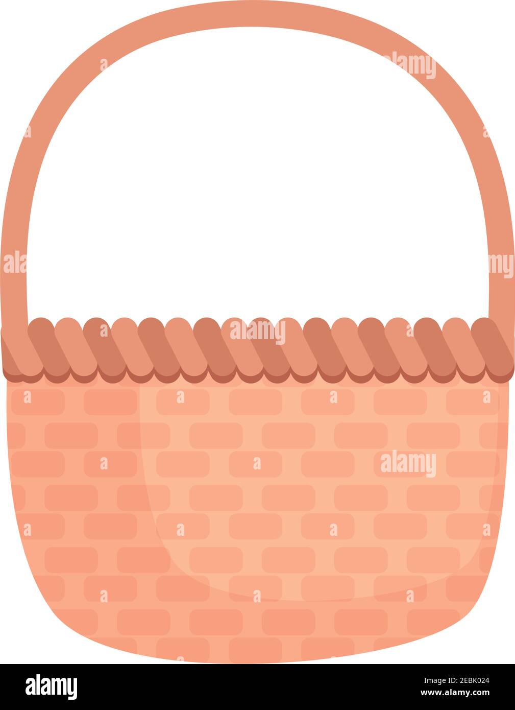 spring picnic basket straw icon Stock Vector Image & Art - Alamy
