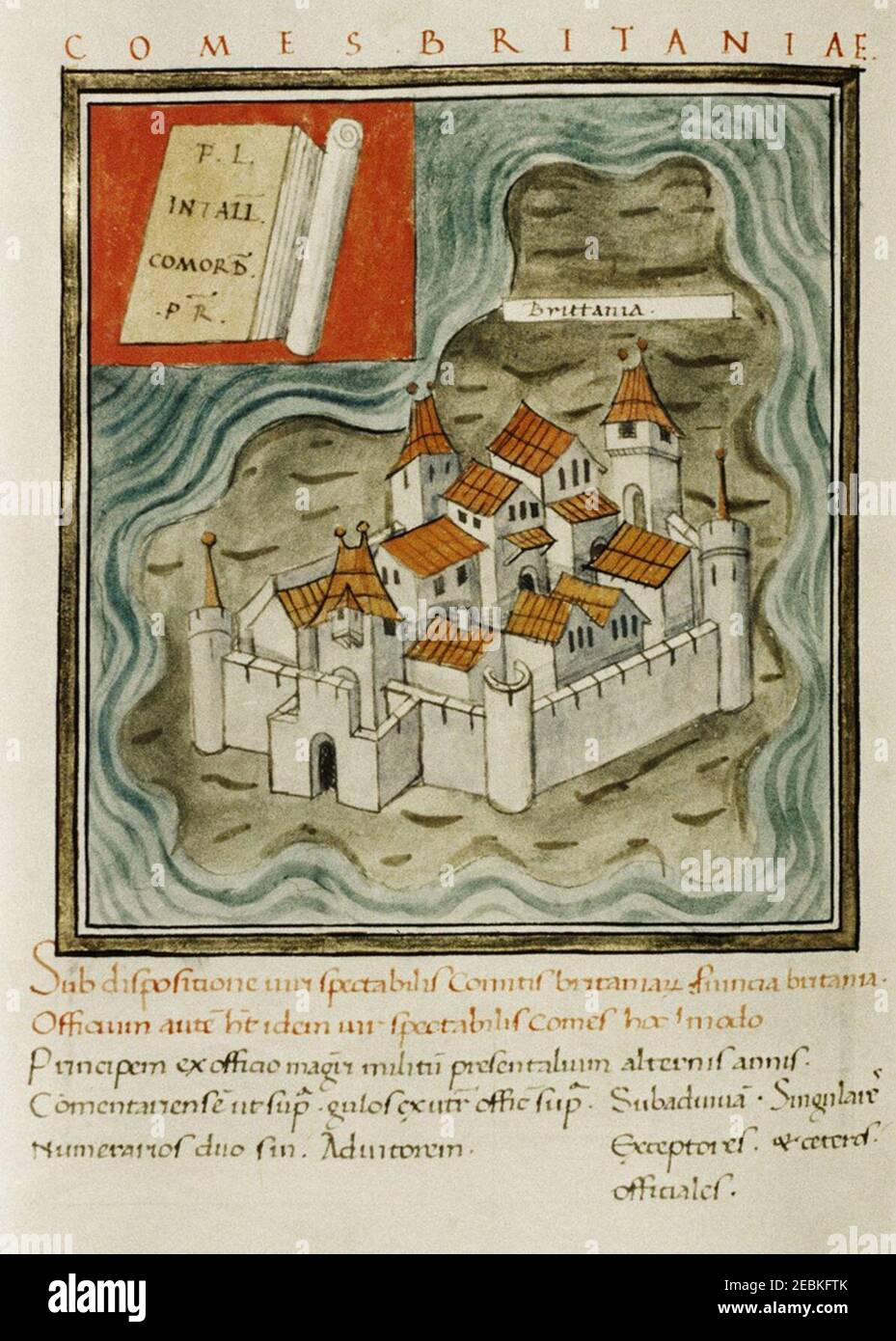 Notitia Dignitatum Comes Britanniarum Stock Photo Alamy