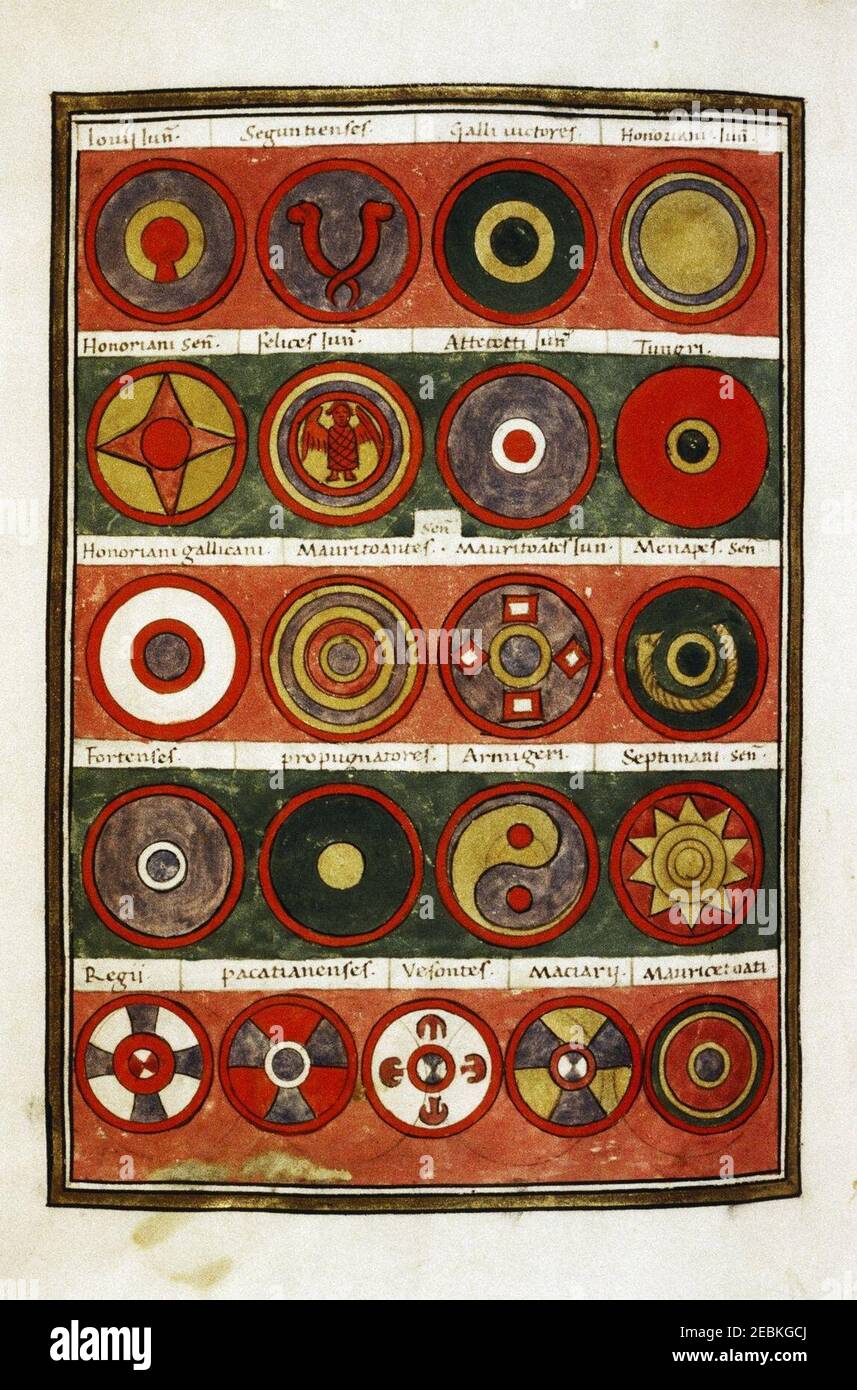 Notitia Dignitatum Magister Peditum 4 Stock Photo Alamy