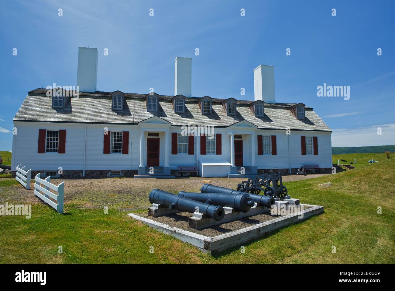 Fort Anne National Historic Site, Annapolis Royal, Nova Scotia, Canada. Stock Photo