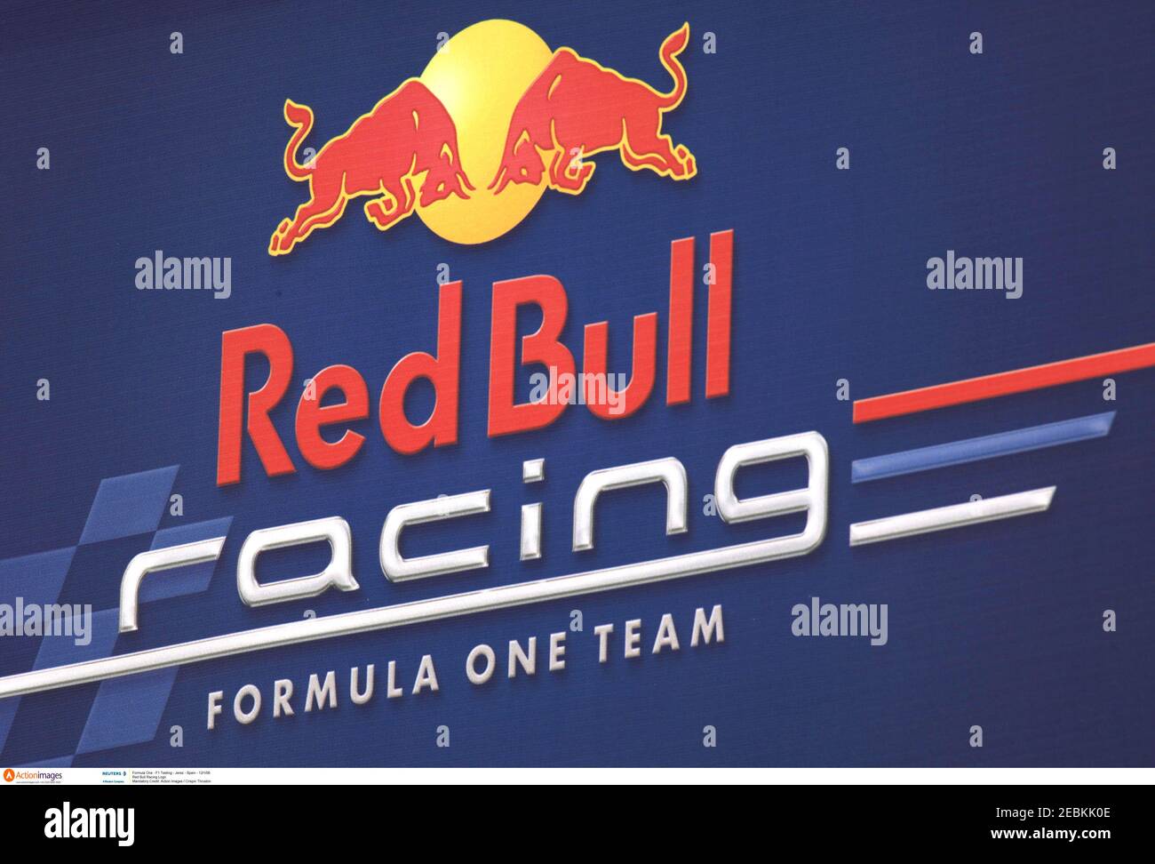 Formula One - F1 Testing - Jerez - Spain - 12/1/06 Red Bull Racing Logo  Mandatory Credit: Action Images / Crispin Thruston Stock Photo - Alamy