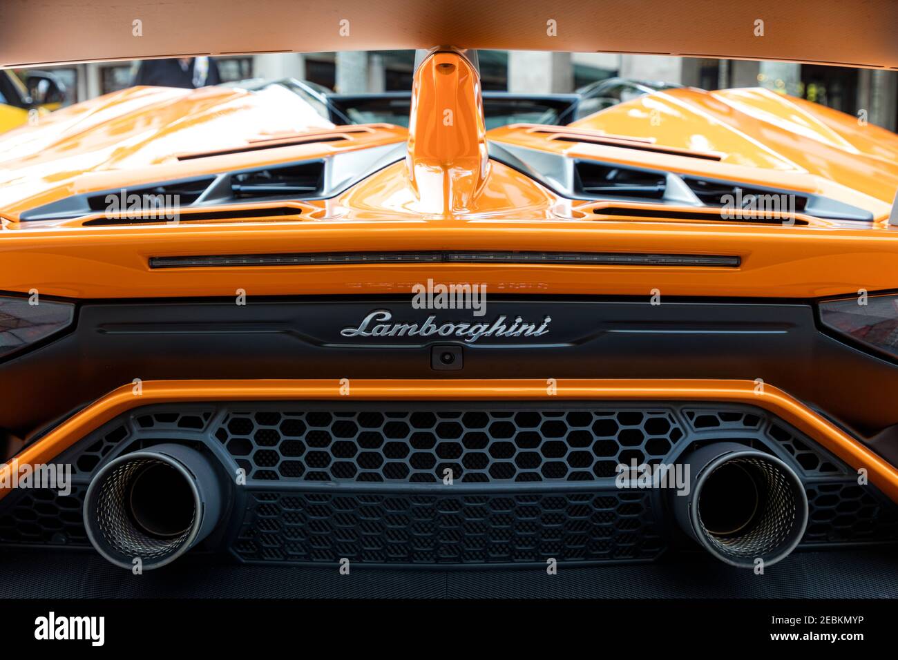 Lamborghini exhaust hi-res stock photography and images - Alamy, image size:1300x956