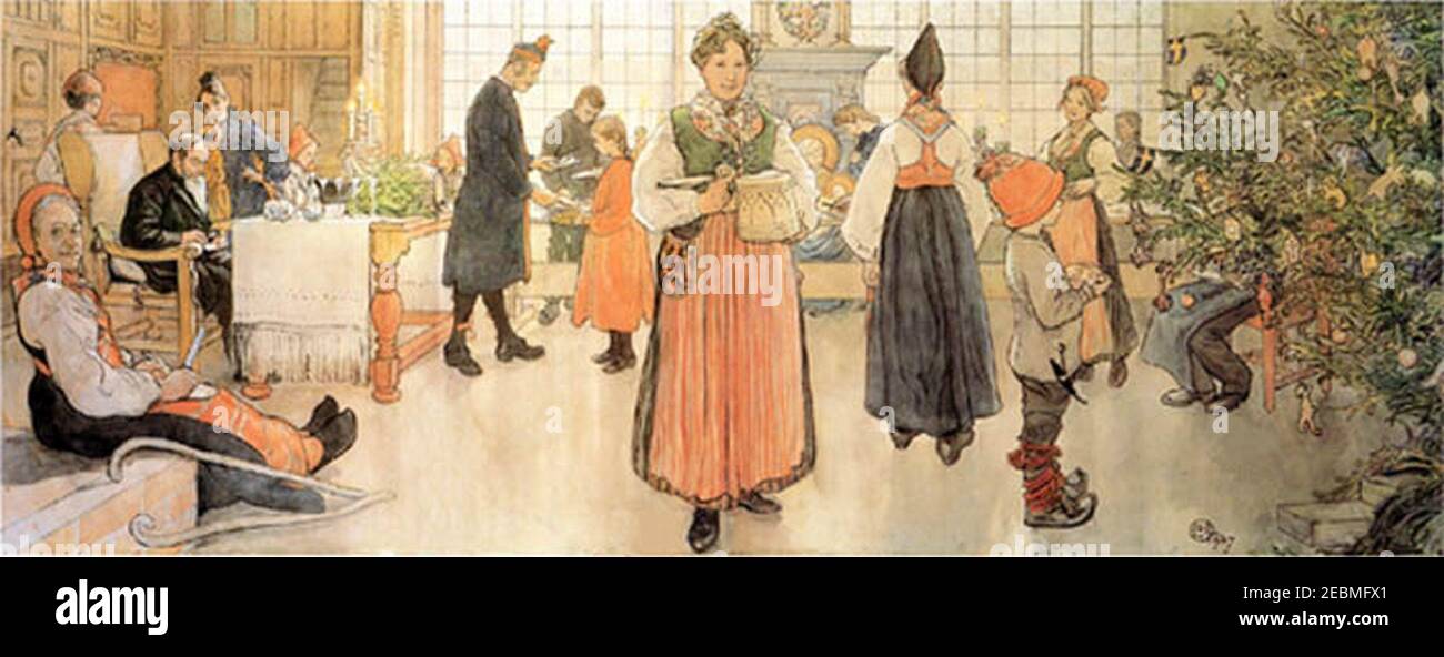 Carl larsson christmas hi-res stock photography and images