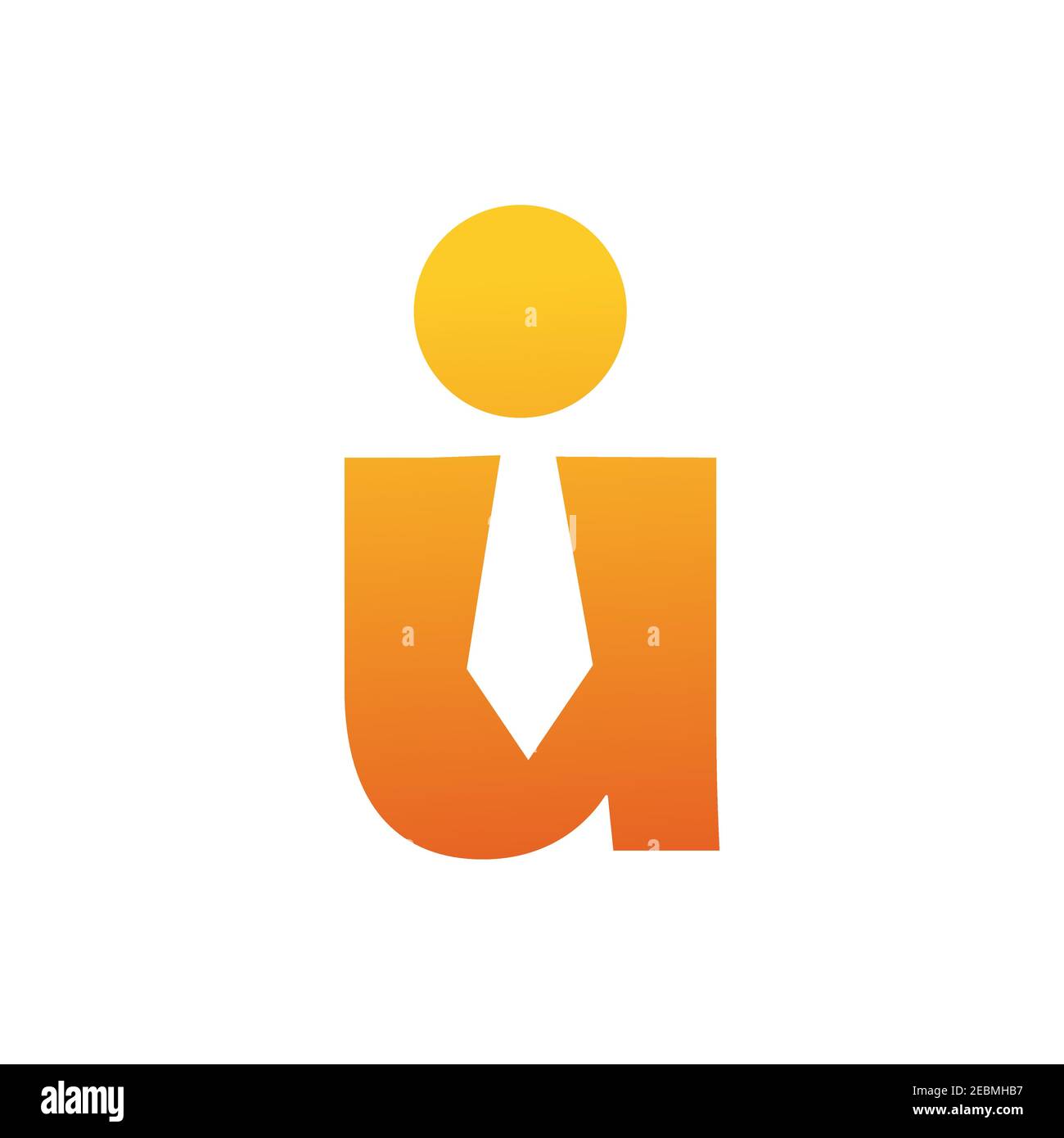 Creative design letter U in modern style for your best business symbol. Vector illustration EPS.8 EPS.10 Stock Vector