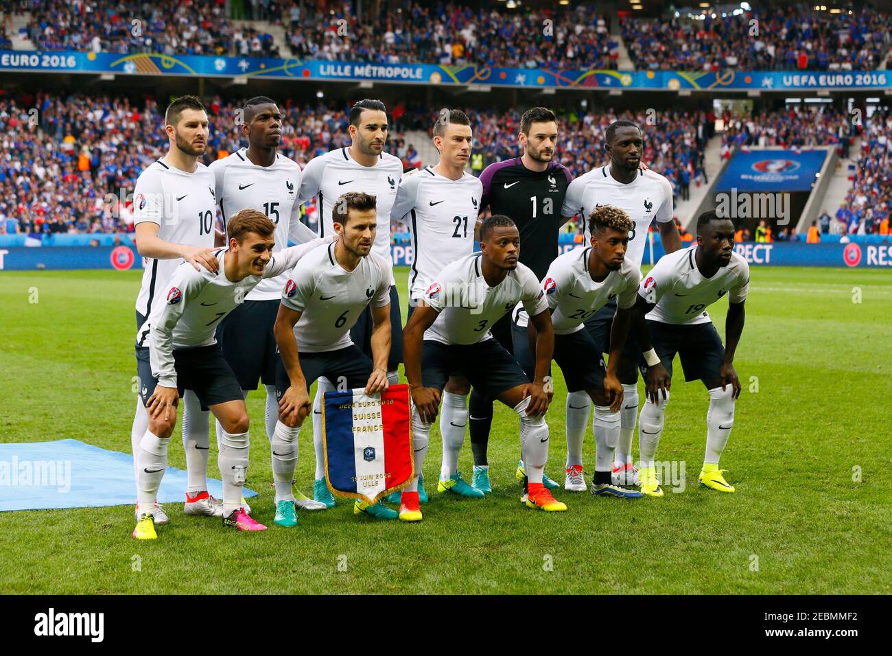 Football Soccer Switzerland V France Euro 16 Group A Stade Pierre Mauroy Lille France 19 6 16 France Team Group Reuters Gonzalo Fuentes Livepic Stock Photo Alamy