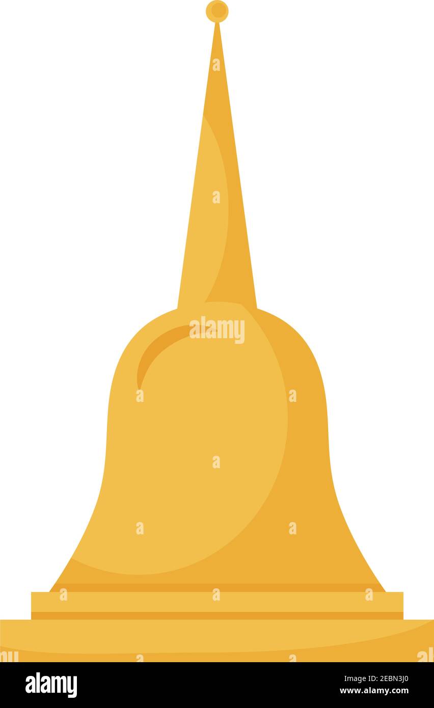 golden bell songkran isolated icon Stock Vector Image & Art Alamy