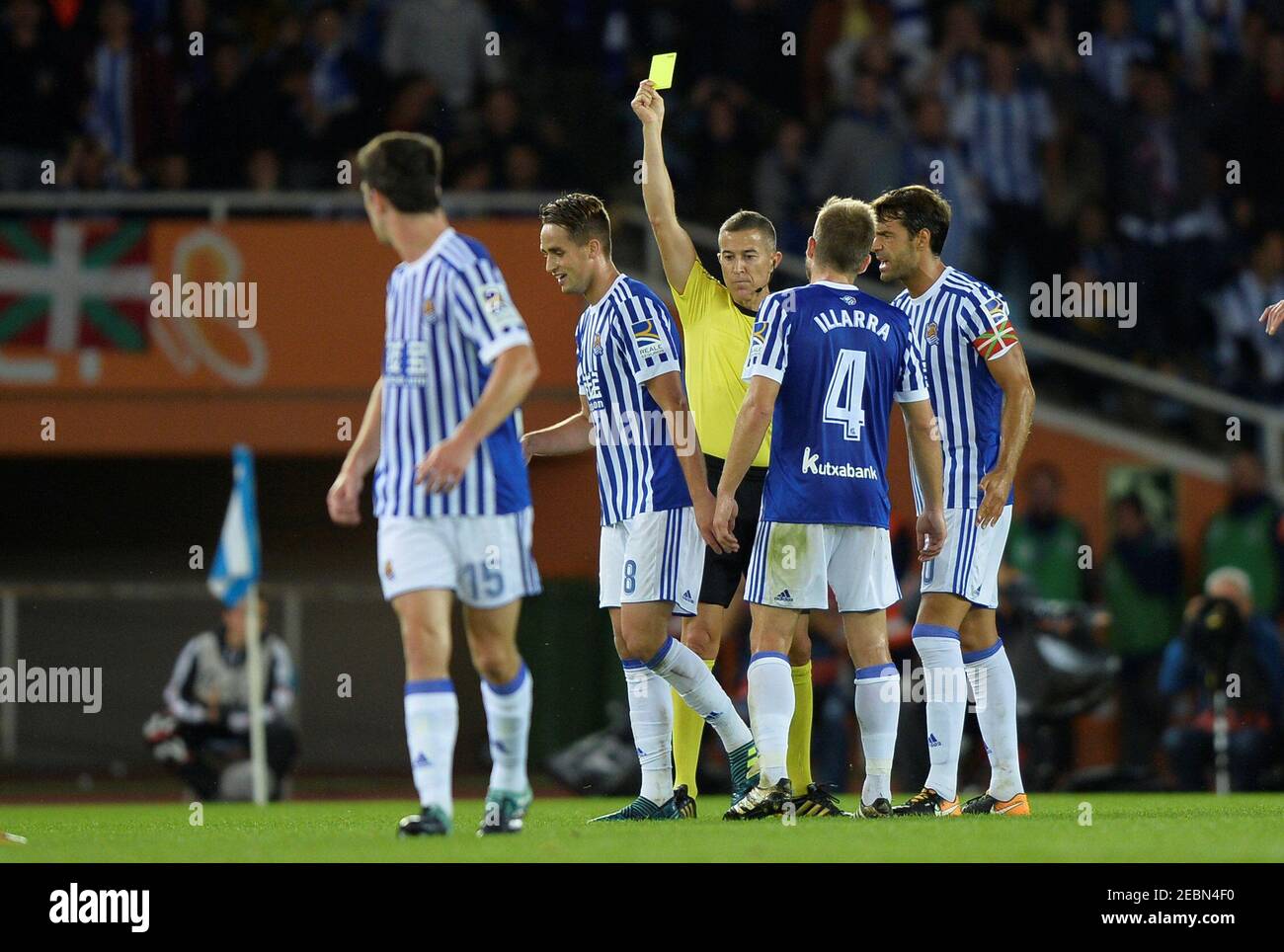Soccer Football Santander La Liga Real Sociedad Vs Real Madrid Aboeta Stadium San Sebastian Spain September