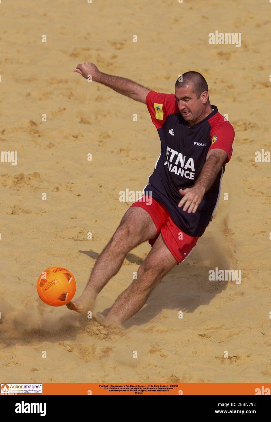 eric cantona beach soccer
