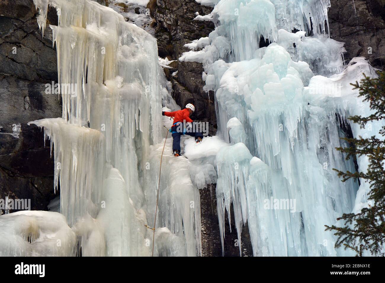 Ice climber mountaineer hi-res stock photography and images - Alamy
