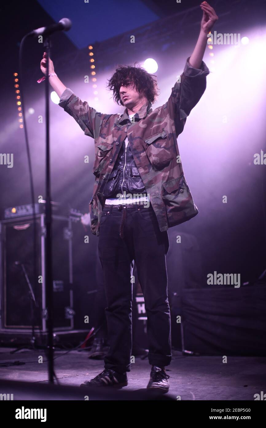 Lias Saoudi of Fat White Family at the 10th edition of The End of the